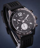 Guess Fleet Chronograph Black Dial Black Rubber Strap Watch for Men - W0971G1 Authentic Buy Shop Now