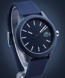 Lacoste 12.12 Blue Dial Blue Silicon Strap Watch for Men - 2010987 Authentic Buy Shop Now