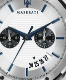 Maserati Circuito Chronograph Silver Dial Silver Steel Strap Watch For Men - R8873627005 Authentic Buy Shop Now