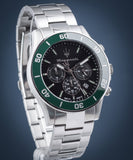 Maserati Competizione Chronograph Black Dial Silver Steel Strap Watch For Men - R8873600008 Authentic Buy Shop Now