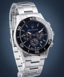 Maserati Competizione Chronograph Blue Dial Silver Steel Strap Watch For Men - R8873600009 Authentic Buy Shop Now