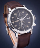 Maserati Epoca Chronograph Blue Dial Brown Leather Strap Watch For Men - R8871618001 Authentic Buy Shop Now