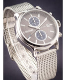 Maserati Epoca 42mm Black Dial Steel Silver Mesh Bracelet Watch For Men - R8873618003 Authentic Buy Shop Now