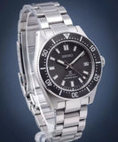 Seiko Prospex 1965 Modern Re Interpretation Automatic Black Dial Silver Steel Strap Watch For Men - SPB143J1 Authentic Buy Shop Now