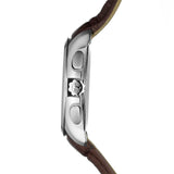 Tissot Couturier Chronograph White Dial Brown Leather Strap Watch For Men - T035.617.16.031.00 Authentic Buy Shop Now