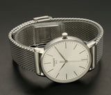 Tissot Everytime Gent Silver Dial Silver Mesh Bracelet Watch for Men - T143.410.11.011.00 Authentic Buy Shop Now