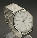 Tissot Everytime Gent Silver Dial Silver Mesh Bracelet Watch for Men - T143.410.11.011.00 Authentic Buy Shop Now