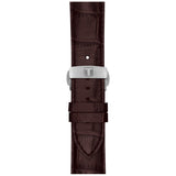 Tissot Luxury Powermatic 80 Silver Dial Brown Leather Strap Watch For Men - T086.407.16.031.00 Authentic Buy Shop Now