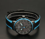 Tissot T Race Cycling Chronograph Black Dial Two Tone Rubber Strap Watch For Men - T111.417.37.441.05 Authentic Buy Shop Now