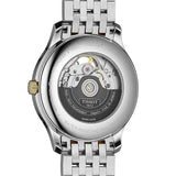 Tissot Tradition Powermatic 80 Open Heart Silver Dial Two Tone Steel Strap Watch For Men - T063.907.22.038.00 Authentic Buy Shop Now