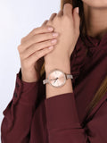 Michael Kors Sofie Quartz Rose Gold Dial Rose Gold Steel Strap Watch For Women - MK3882 Authentic Buy Shop Now