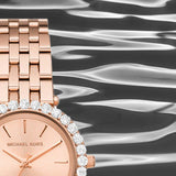 Michael Kors Darci Quartz Rose Gold Dial Rose Gold Steel Strap Watch For Women - MK4514 Authentic Buy Shop Now