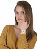 Michael Kors Pyper Quartz Mother of Pearl White Dial Gold Mesh Bracelet Watch For Women - MK4619 Authentic Buy Shop Now