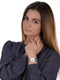 Michael Kors Camille Multifunction White Dial Two Tone Steel Strap Watch For Women - MK6846 Authentic Buy Shop Now