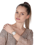 Michael Kors Parker Chronograph White Dial White Leather Strap Watch For Women - MK6916 Authentic Buy Shop Now