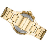 Michael Kors Camille Chronograph White Dial Gold Steel Strap Watch For Women - MK6994 Authentic Buy Shop Now