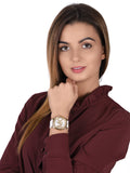 Michael Kors Janelle Three Hand Silver Dial White Rubber Strap Watch For Women - MK7141 Authentic Buy Shop Now