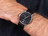 Emporio Armani Classic Quartz Black Dial Black Leather Strap Watch For Men - AR1692 Authentic Buy Shop Now