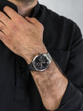 Fossil Townsman Chronograph Grey Dial Silver Steel Strap Watch for Men - FS5407 Authentic Buy Shop Now