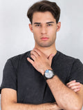 Diesel Mega Chief Chronograph Black Dial Black Nylon Strap Watch For Men - DZ4500 Authentic Buy Shop Now