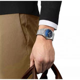 Tissot Powermatic 80 Automatic Gradient Blue Dial Silver Steel Strap Watch for Men - T137.407.11.051.01 Authentic Buy Shop Now