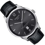 Tissot Chemin Des Tourelles Powermatic 80 Black Dial Black Leather Strap Watch For Men - T099.407.16.447.00 Authentic Buy Shop Now
