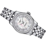 Tissot Ballade Powermatic 80 Automatic Mother of Pearl Dial Silver Steel Strap Watch For Women - T108.208.11.117.00 Authentic Buy Shop Now