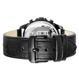 Tommy Hilfiger Baker Chronograph Black Dial Black Leather Strap Watch For Men - 1710452 Authentic Buy Shop Now