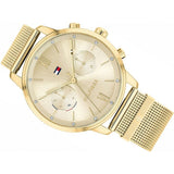 Tommy Hilfiger Blake Quartz Gold Dial Gold Mesh Bracelet Watch for Women - 1782302 Authentic Buy Shop Now