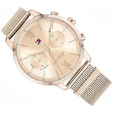 Tommy Hilfiger Blake Quartz Gold Dial Gold Mesh Bracelet Watch for Women - 1782303 Authentic Buy Shop Now
