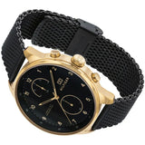 Tommy Hilfiger Chase Quartz Black Dial Black Mesh Bracelet Watch for Men - 1791580 Authentic Buy Shop Now