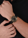 Versace Code Quartz Black Dial Black Leather Strap Watch For Men - VEPO00320 Authentic Buy Shop Now