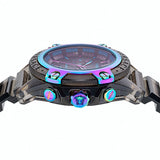 Versace Icon Active Chronograph Quartz Black Dial Black Steel Strap Watch For Men - VEZ701022 Authentic Buy Shop Now