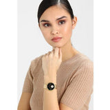 Michael Kors Portia Black Dial Gold Steel Strap Watch for Women - MK3788 Authentic Buy Shop Now