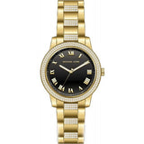 Michael Kors Tibby Multifunction Analog Black Dial Gold Steel Strap Watch for Women - MK4684 Authentic Buy Shop Now