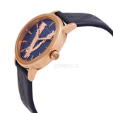 Versace Virtus Quartz Blue Dial Blue Leather Strap Watch for Women - VEHC00419 Authentic Buy Shop Now