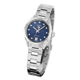 Tag Heuer Carrera Diamonds Blue Dial Silver Steel Strap Watch for Women - WBN2413.BA0621 Authentic Buy Shop Now