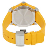 Gucci Dive Tiger Yellow Dial Yellow Rubber Strap Watch For Men - YA136317 Authentic Buy Shop Now