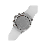 Guess Poseidon Chronograph Rainbow Dial White Silicone Strap Watch For Men - GW0425G4 Authentic Buy Shop Now