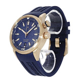 Maurice Lacroix Pontos Divers Limited Edition Blue Dial Blue Leather Strap Watch For Men - PT6248-BRZ0B-430-4 Authentic Buy Shop Now