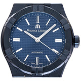 Maurice Lacroix Automatic PVD Limited Edition Blue Dial Blue Silicon Strap Watch For Men - AI6007-PVC00-430-4 Authentic Buy Shop Now