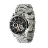Bulova BVA Dual Aperture Black Dial Silver Steel Strap Watch for Men - 96A119 Authentic Buy Shop Now