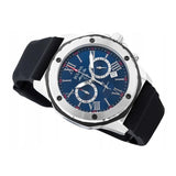 Bulova Marine Star Blue Dial Black Silicone Strap Watch for Men - 98B258 Authentic Buy Shop Now