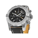 Breitling Avenger Chronograph 45mm Black Dial Black Leather Strap Watch for Men - A13317101B1X1 Authentic Buy Shop Now