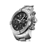 Breitling Avenger Chronograph 43 Black Dial Silver Steel Strap Watch for Men - A13385101B1A1 Authentic Buy Shop Now