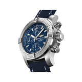 Breitling Avenger Chronograph 43 Blue Dial Blue Nylon Strap Watch for Men - A13385101C1X1 Authentic Buy Shop Now