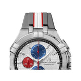 Maurice Lacroix Aikon Chronograph Special Edition Mahindra Racing Silver Dial Grey Rubber Strap Watch for Men - AI1018-TT031-130-2 Authentic Buy Shop Now