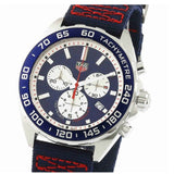 Tag Heuer Formula 1 Redbull Edition Chronograph Blue Dial Blue NATO Strap Watch for Men - CAZ1018.FC8213 Authentic Buy Shop Now