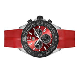 Tag Heuer Formula 1 Chronograph Red Dial Red Rubber Strap Watch for Men - CAZ101AN.FT8055 Authentic Buy Shop Now