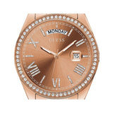 Guess Luna Diamonds Rose Gold Dial Rose Gold Steel Strap Watch for Women - GW0307L3 Authentic Buy Shop Now